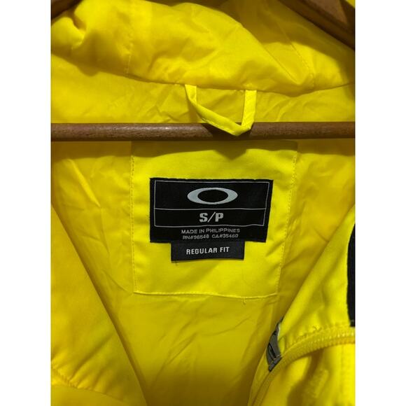 Oakley Ski Snowboarding jacket/coat, Prism yellow, Swervy Curve Shell Size small - Picture 5 of 12